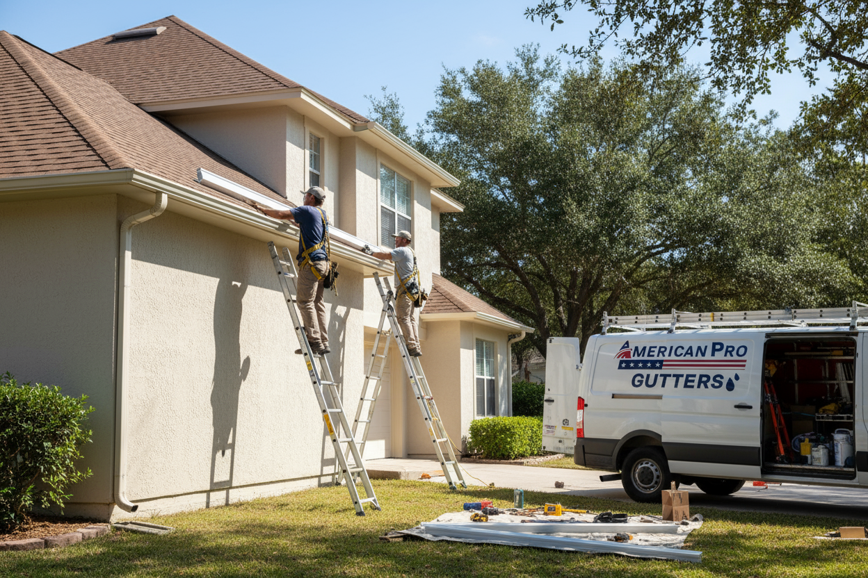Gutter installation